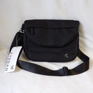 Kyodan Black Nylon Crossbody Bag